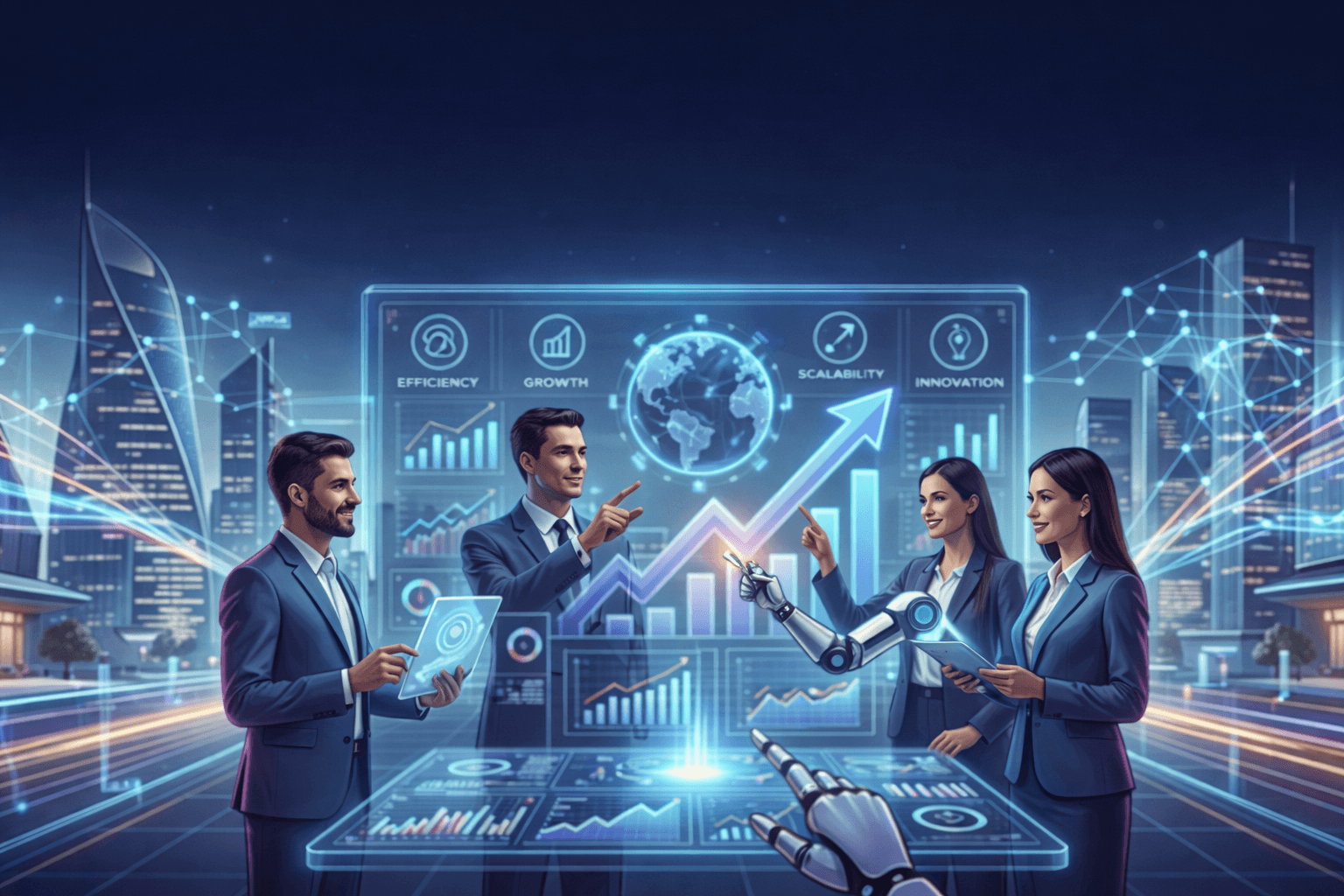 steps to implement AI automation for business processes