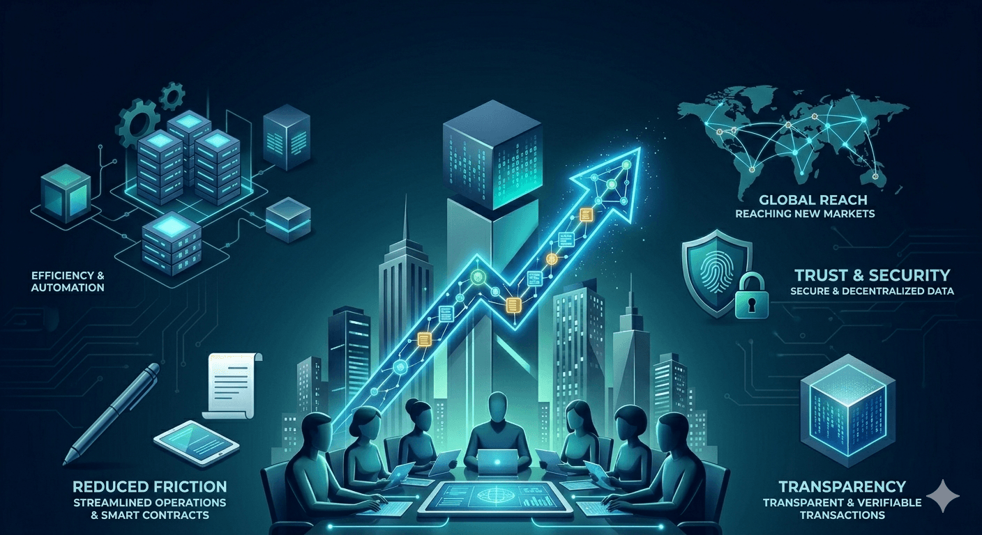 blockchain development services for business scalability and security